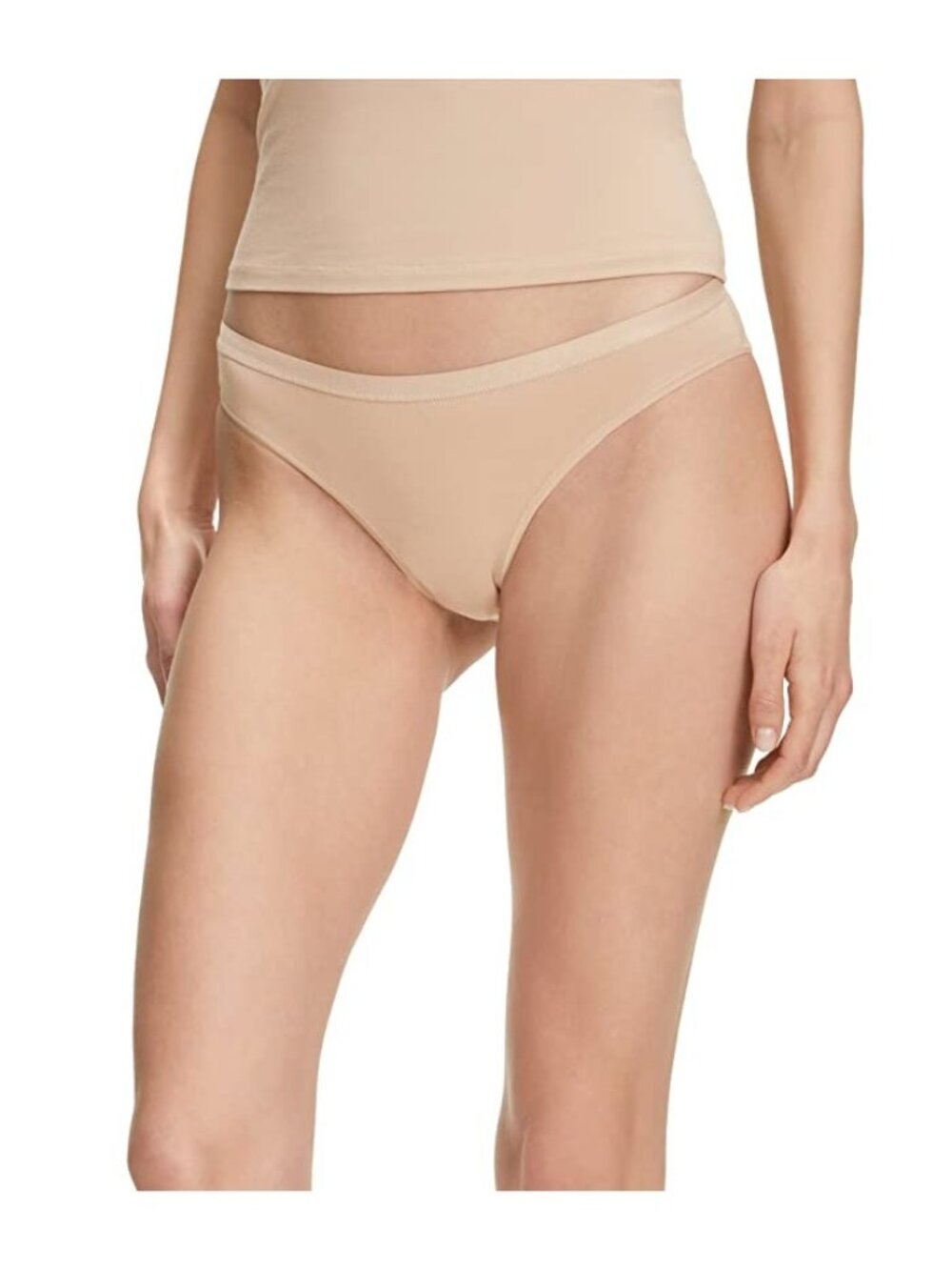 FALKE Daily Climate Control Bikini Briefs Size S Beige Cotton Skin Color